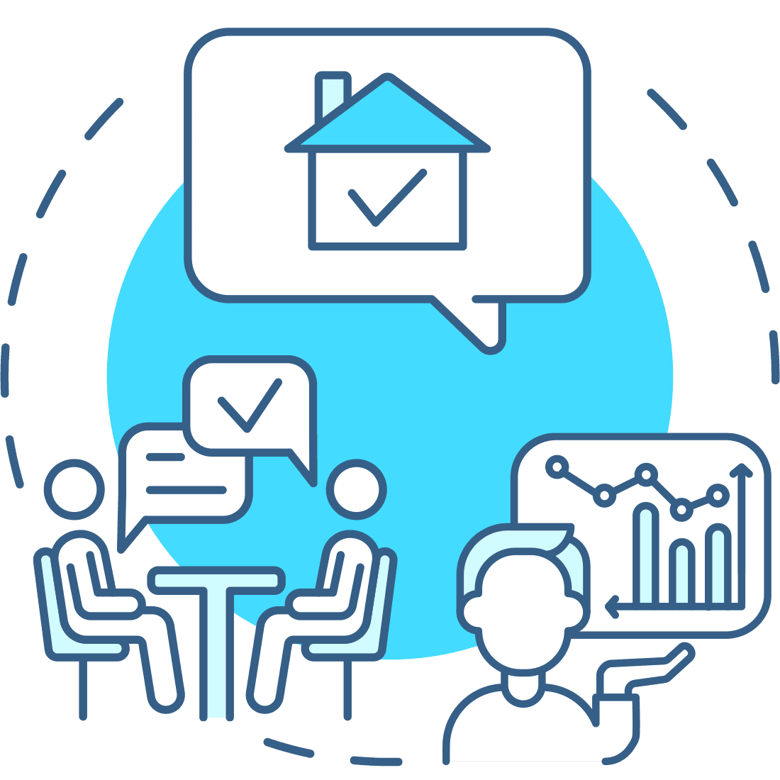 Zertifizierter Makler führt persönliche Vor-Ort Immobilienbewertung durch